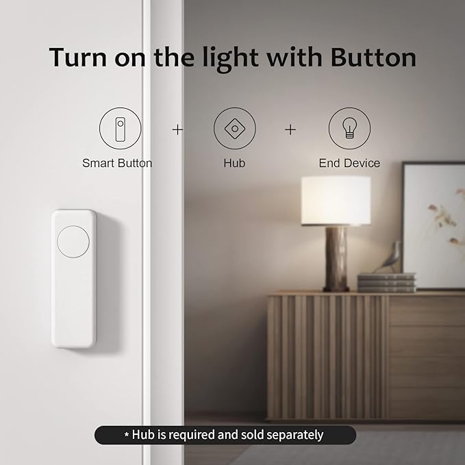 THIRDREALITY ZigBee Smart Button 2 Pack, 3-Way Remote Control, Require Zigbee - Image 4