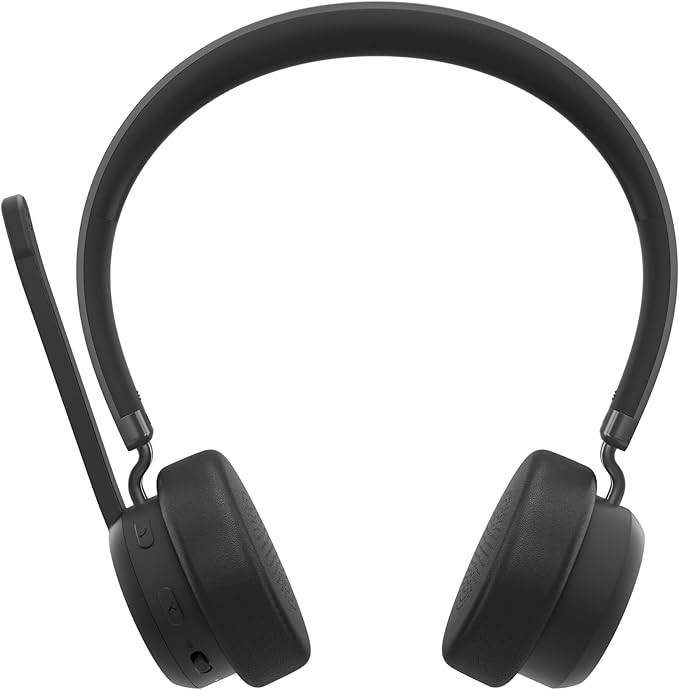 Lenovo Wireless Stereo Headset, Noise Cancelling Mic, 31-Hour Talk & 60-Hour by LENOVO