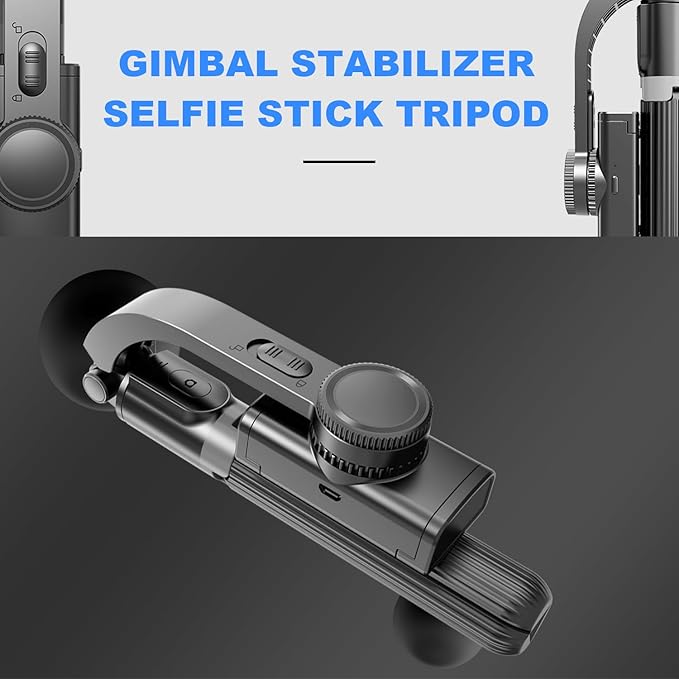 Gimbal Stabilizer for Smartphone ，with Retractable Selfie Stick and - Image 7