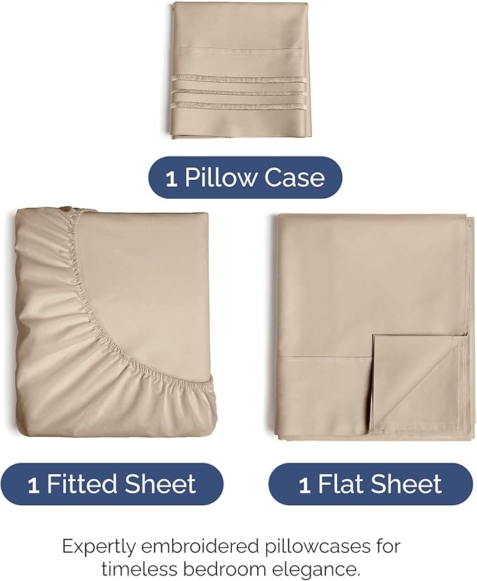 Twin XL Size 3 Piece Sheet Set - Image 2
