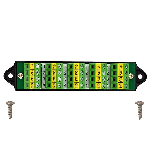 16Amp 300V 4x5 Position Terminal Block Distribution Module. OONO D-1657GP - Image 3