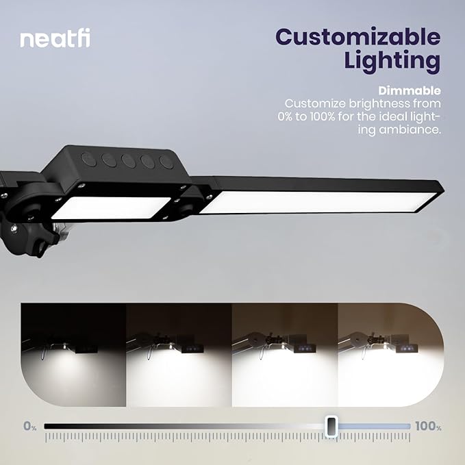 Neatfi LED Desk Lamp, Dimmable Desk Light - Image 6