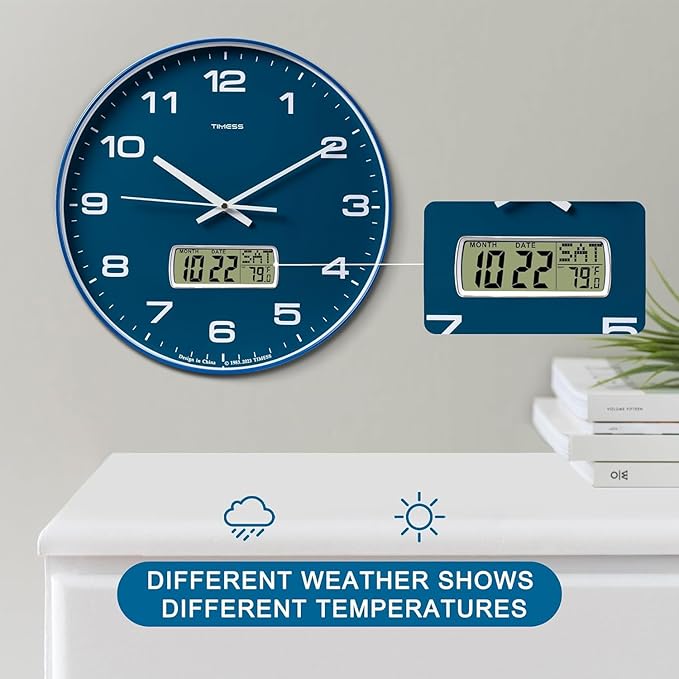 TIMESS Wall Clock, Ideal Modern Home, Office Decor - Image 5
