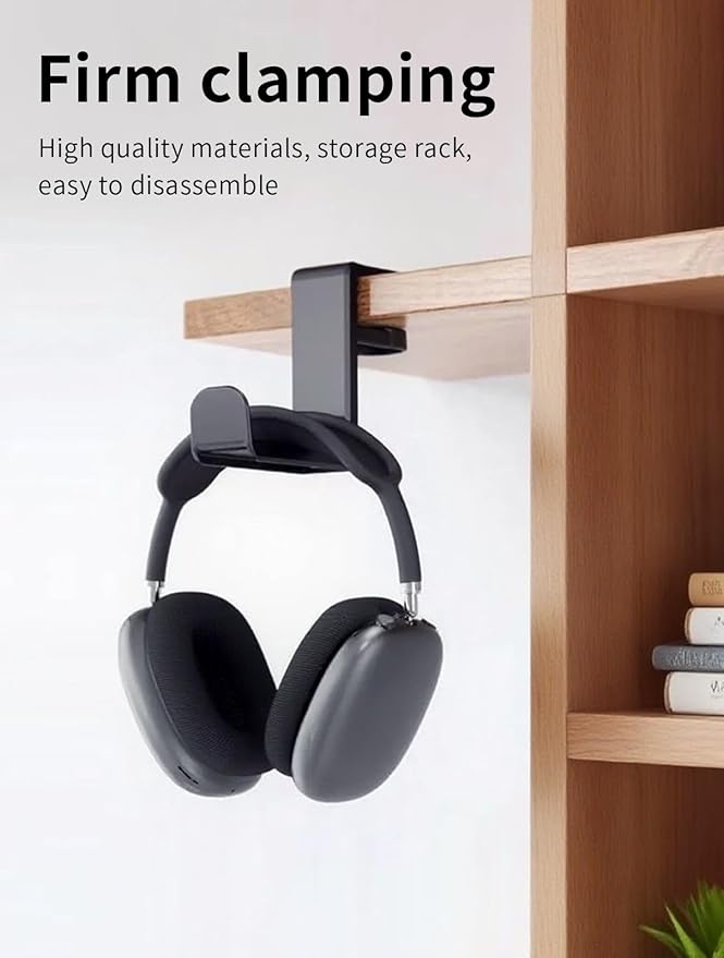 STEARBOR Headphone Hook，Under Desk Headphone Holder，PC Gaming Headset - Image 7