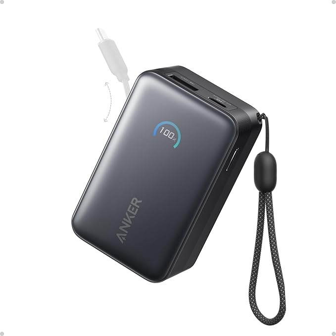 Anker Nano Portable Charger, 000mAh 45W Max Compact Power Bank, Travel by Anker