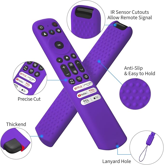 Hi Color Silicone Cover for TCL RC813 FMB1/RC923/RC902V Remote Protective Case - Image 2