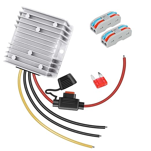 LeMotech DC 48v/72v to 12v Converter 10A 120W Step Down Converter Voltage by LeMotech