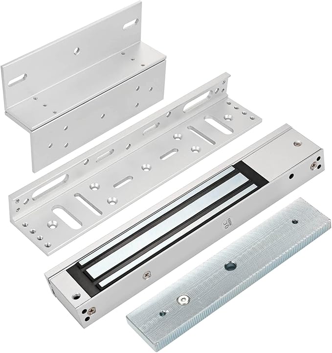 Electric Magnetic Lock with Z and L Bracket 280KG 600LBS Holding Force by YUHANUS