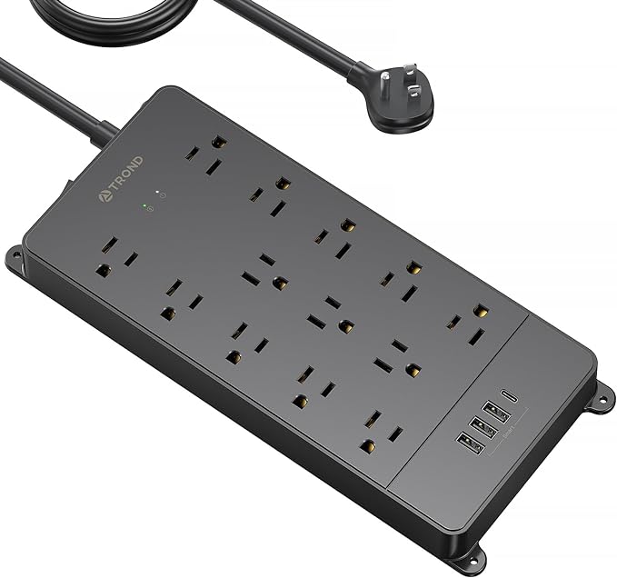 TROND Surge Protector Power Strip 15 ft Cord by TRONDOfficial