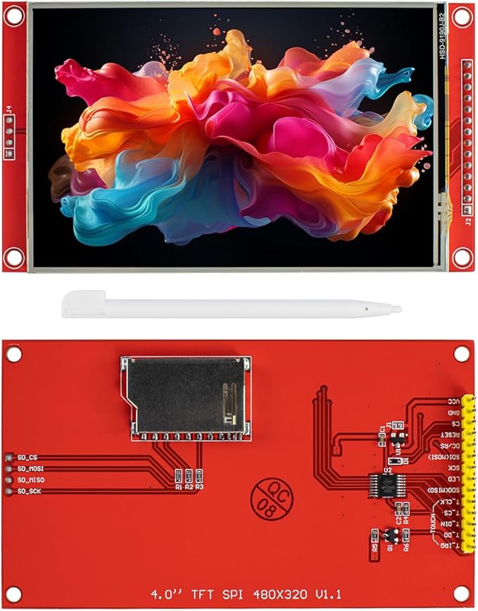 Hosyond 4.0 Inches 480x320 TFT Touch Screen LCD Display Module SPI ST7796S - Image 3