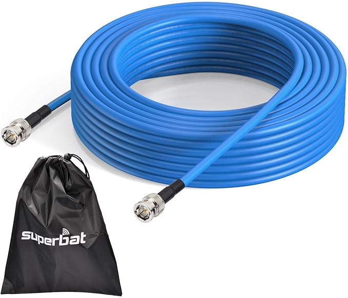 Superbat SDI Cable Long 75 Ohm BNC Cable 3G/6G/12G，1-300FT, Support by SUPERBAT