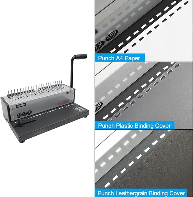 Rayson SD-1201 Binding Machine Punching and Binding - Image 3