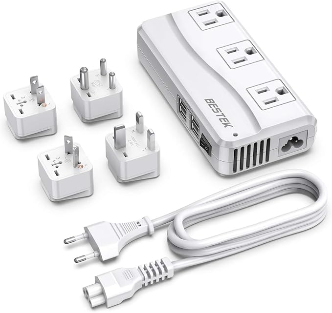 BESTEK Universal Travel Adapter 100-220V to 110V Voltage Converter 250W by BESTEK