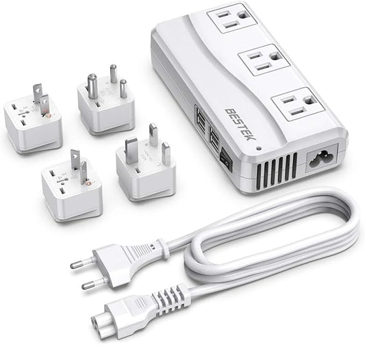 BESTEK Universal Travel Adapter 100-220V to 110V Voltage Converter 250W by BESTEK