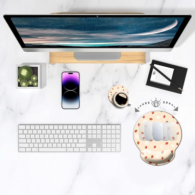 Ergo Comfort Gel Wrist Rest Mouse Pad-Ergonomic Office Mousepad - Image 3