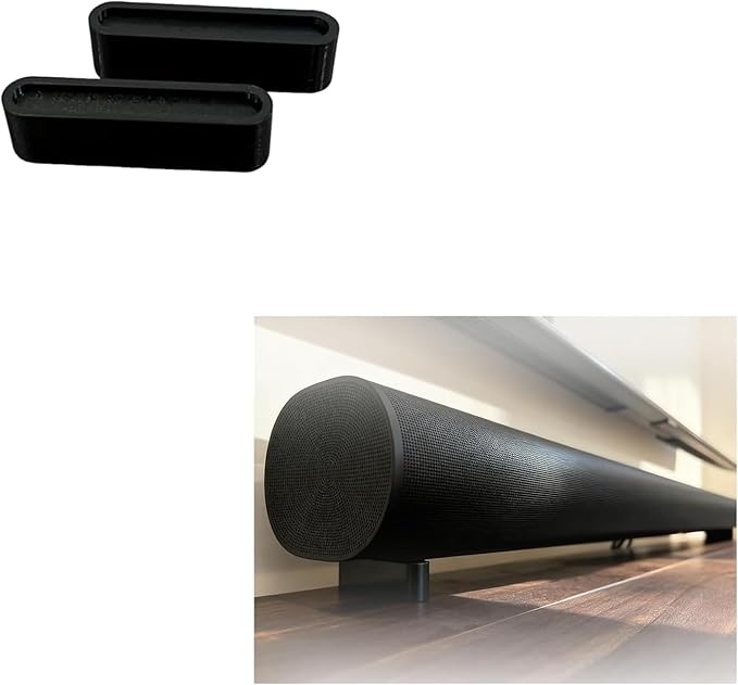 Compatible with Sonos Arc Soundbar Riser Feet Stand Set | Elevate 1″–3″ by Unknown