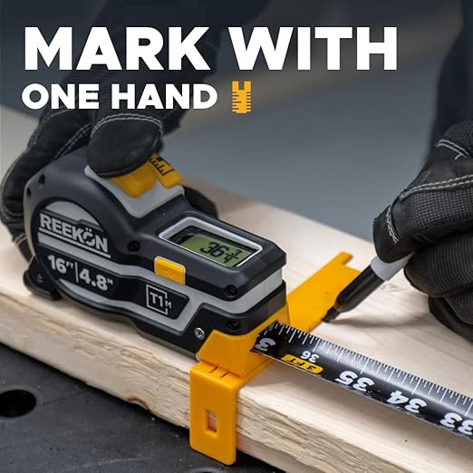 REEKON T1M Utility Digital Tape Measure 16ft – Bluetooth Smart Measuring Tool - Image 2