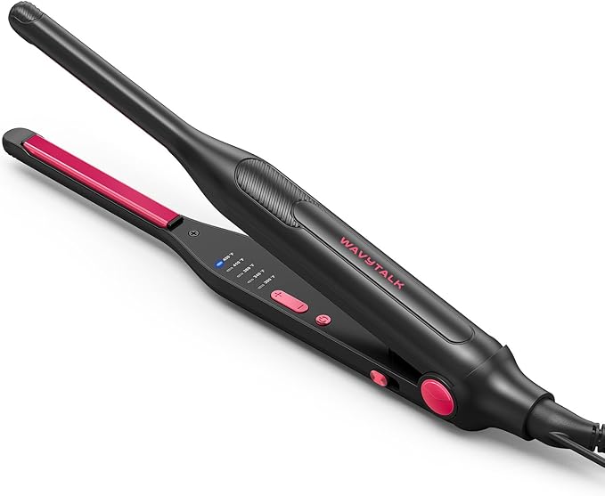 Wavytalk Small Flat Iron for Short Hair/Pixie Cut/Bangs/Edges, 3/10" Pencil by wavytalk-HairTalks