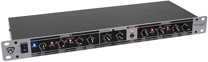 Rockville RX230 2-Way Stereo/3-Way Mono Crossover, XLR Input/Output, Adjustable - Image 4