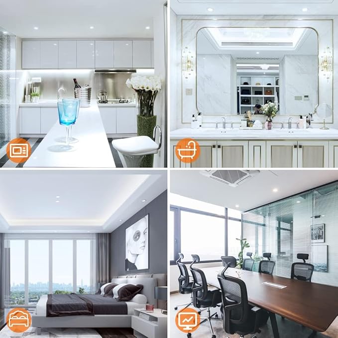 inShareplus 2 Inch LED Recessed Lighting, Downlight Dimmable 3W, 5000K Daylight - Image 7