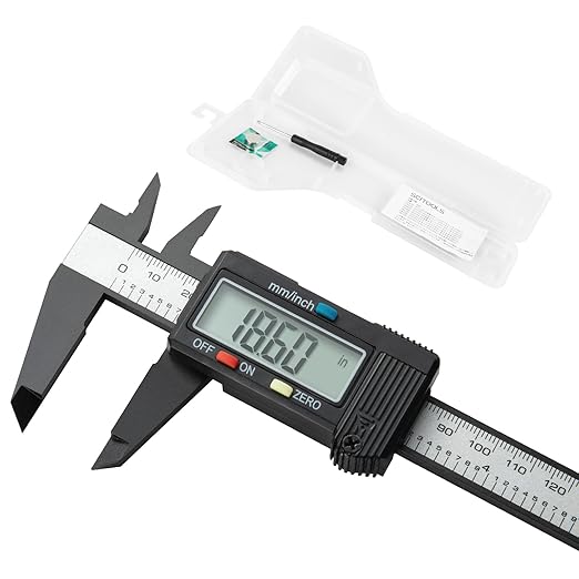 SCITOOLS Digital Caliper 0-6" Measuring Tool, Micrometer Caliper by SCITOOLS