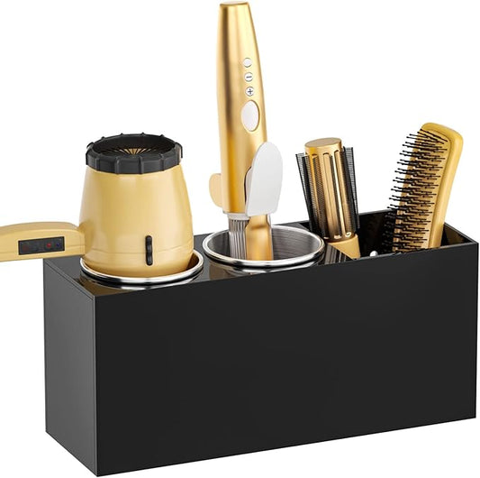 NIUBEE Hair Dryer Holder, Hair Tool Organizer Wall Mount, Blow Dryer Holder by NIUBEE