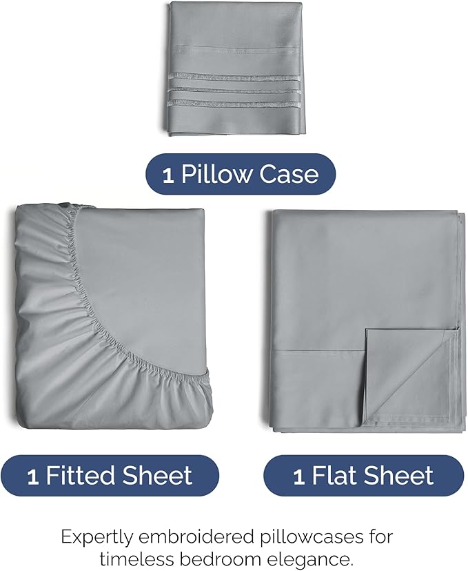 Twin Size 3 Piece Sheet Set - Image 2