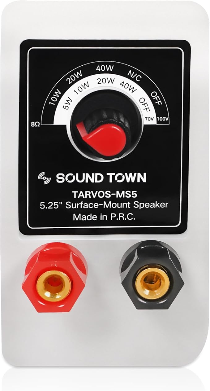 Sound Town Commercial Restaurant Bluetooth Amplifier + Surface-Mount Speaker Set - Image 7