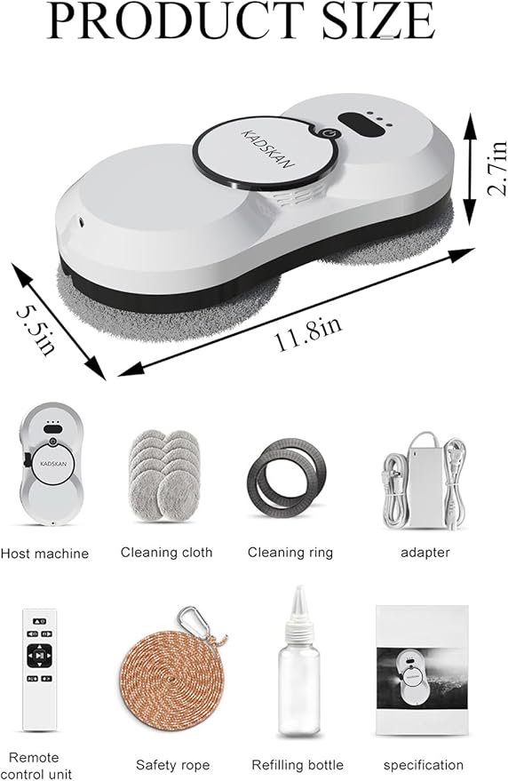 KADSKAN Window Cleaning Robot, Automatic Window Cleaner - Image 6