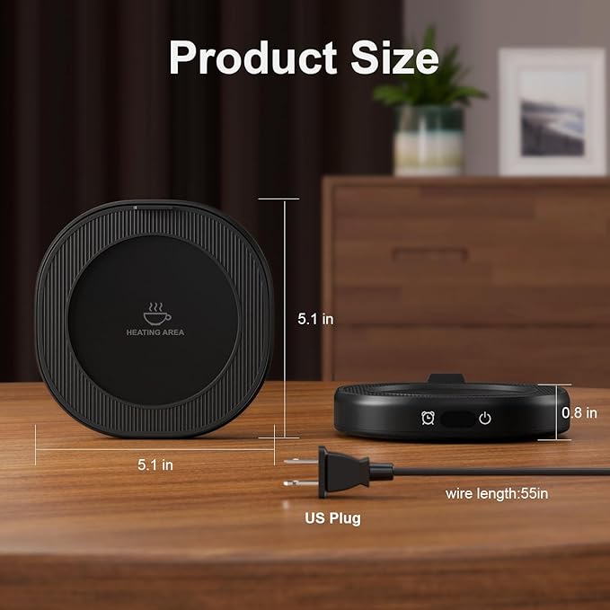 Coffee Mug Warmer with Cute Cat Mug Set, 8 Hour Auto Shut Off Cup Warmer - Image 8