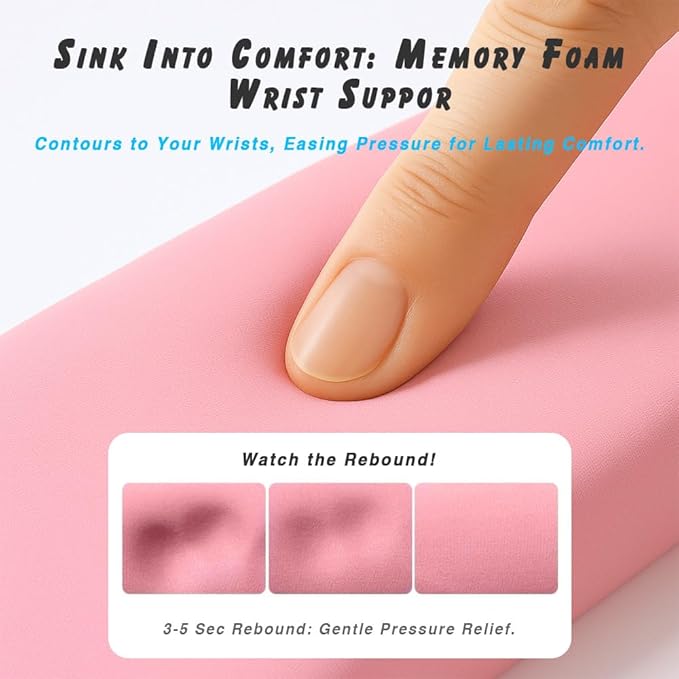ErgoComfort Gel Wrist Rest Mouse Pad-Ergonomic Office Mousepad - Image 3