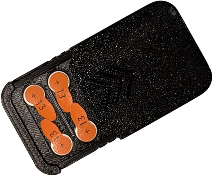3BP - Size 13 New Slim Design Hearing Aid Battery Case, Pocket Size Storage by Handmade