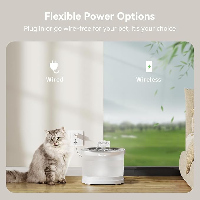 Cheerble Pumpless Pet Fountain Elfin E1+ - Image 5