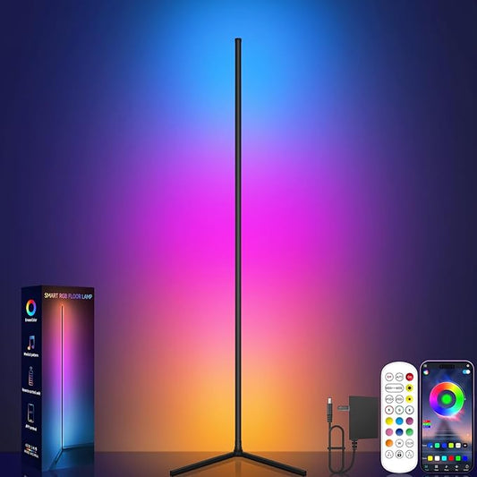 Tyute Corner Floor Lamp, RGB LED Corner Lamp by TYUTE