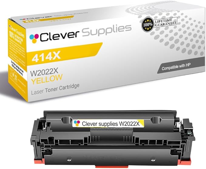 CS Replacement Compatible with HP 414X Toner Cartridge W2022X to use with Color by CleverSupplies