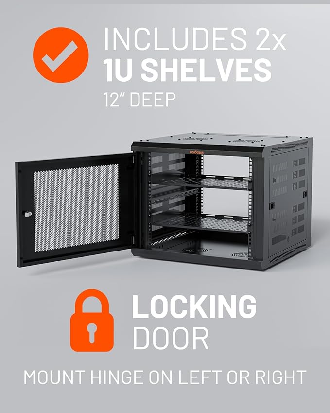 ECHOGEAR 9U Network Rack - Image 3