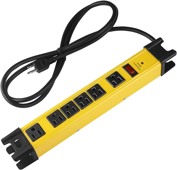 Heavy Duty Power Strip Surge Protector by CCCEI