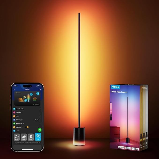 Govee Floor Lamp 2, Warm Cool White LED, Compatible by Govee