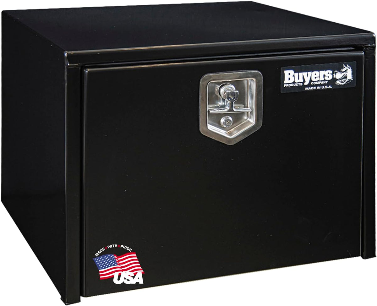 buyers products 1702300 black steel underbody truck tool shown in use
