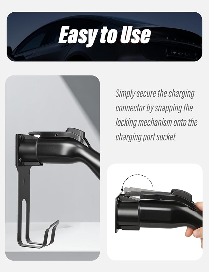 BMZX EV Charger Holder J1772, Wall Mount Kit - Image 7