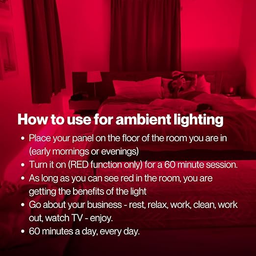 Fringe Red Light Panel, Has Both Red Light 660nm and Infrared Lights 850nm - Image 5