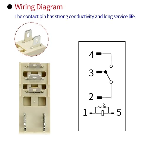 6V DC Electromagnetic Power Relay Miniature Coil 8A 8 Pins 2PDT 2NO 2NC - Image 6