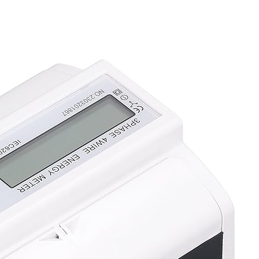 Energy Meter 3 Phase Electricity Usage Monitor LCD Display DIN Rail Mounting - Image 7