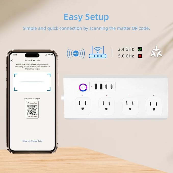 Matter Smart Power Strip, Works - Image 6