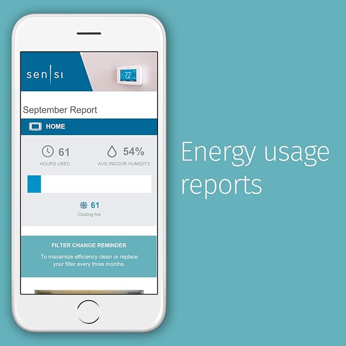 Sensi Smart Thermostat, 100 Years Of Expertise, Data Privacy, Programmable - Image 13
