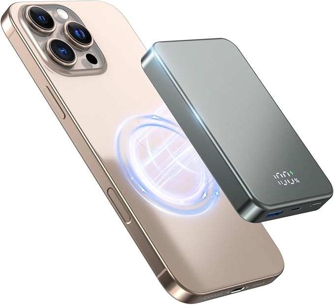 POAQCIF for Magsafe Portable Charger, Aluminum Alloy Small 10000mAh 20W PD by Unknown
