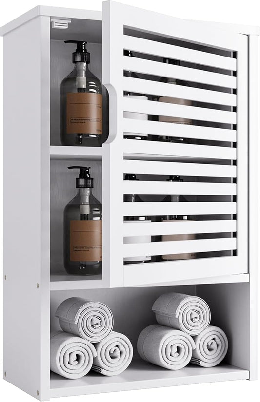 HITNET Bathroom Cabinet Over Toilet, Hanging Cupboard by HITNET