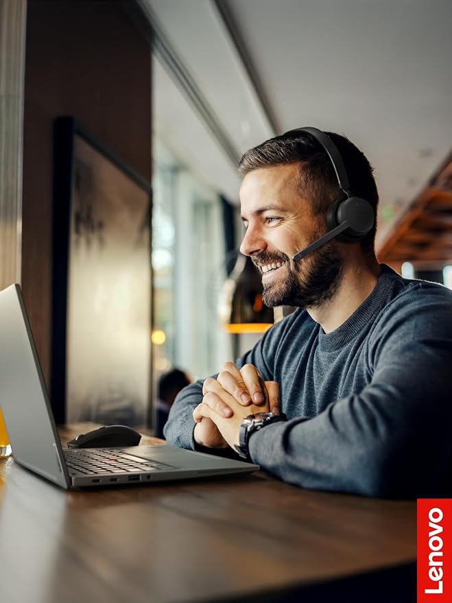 Lenovo Wireless Stereo Headset, Noise Cancelling Mic, 31-Hour Talk & 60-Hour - Image 10
