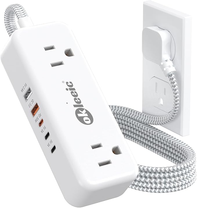 PD30W USB C Travel Power Strip, Cruise Power Strip by okleeic