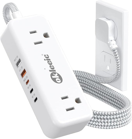 PD30W USB C Travel Power Strip, Cruise Power Strip by okleeic